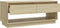 vidaXL - Tv-meubel - 102x41x44 - cm - bewerkt - hout - sonoma - eikenkleurig