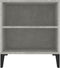 vidaXL - Tv-meubel - 102x44,5x50 - cm - bewerkt - hout - betongrijs