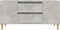vidaXL - Tv-meubel - 102x44,5x50 - cm - bewerkt - hout - betongrijs