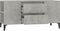 vidaXL - Tv-meubel - 102x44,5x50 - cm - bewerkt - hout - betongrijs