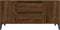 vidaXL - Tv-meubel - 102x44,5x50 - cm - bewerkt - hout - bruin - eikenkleur