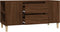 vidaXL - Tv-meubel - 102x44,5x50 - cm - bewerkt - hout - bruin - eikenkleur