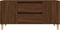 vidaXL - Tv-meubel - 102x44,5x50 - cm - bewerkt - hout - bruin - eikenkleur