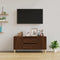 vidaXL - Tv-meubel - 102x44,5x50 - cm - bewerkt - hout - bruin - eikenkleur