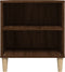 vidaXL - Tv-meubel - 102x44,5x50 - cm - bewerkt - hout - bruin - eikenkleur