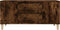 vidaXL - Tv-meubel - 102x44,5x50 - cm - bewerkt - hout - gerookt - eikenkleurig