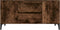 vidaXL - Tv-meubel - 102x44,5x50 - cm - bewerkt - hout - gerookt - eikenkleurig