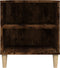vidaXL - Tv-meubel - 102x44,5x50 - cm - bewerkt - hout - gerookt - eikenkleurig