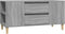vidaXL - Tv-meubel - 102x44,5x50 - cm - bewerkt - hout - grijs - sonoma - eikenkleurig