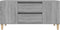 vidaXL - Tv-meubel - 102x44,5x50 - cm - bewerkt - hout - grijs - sonoma - eikenkleurig