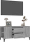 vidaXL - Tv-meubel - 102x44,5x50 - cm - bewerkt - hout - grijs - sonoma - eikenkleurig