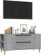 vidaXL - Tv-meubel - 102x44,5x50 - cm - bewerkt - hout - grijs - sonoma - eikenkleurig