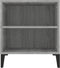 vidaXL - Tv-meubel - 102x44,5x50 - cm - bewerkt - hout - grijs - sonoma - eikenkleurig