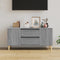 vidaXL - Tv-meubel - 102x44,5x50 - cm - bewerkt - hout - grijs - sonoma - eikenkleurig