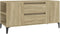 vidaXL - Tv-meubel - 102x44,5x50 - cm - bewerkt - hout - sonoma - eikenkleurig