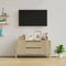vidaXL - Tv-meubel - 102x44,5x50 - cm - bewerkt - hout - sonoma - eikenkleurig