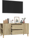 vidaXL - Tv-meubel - 102x44,5x50 - cm - bewerkt - hout - sonoma - eikenkleurig
