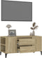 vidaXL - Tv-meubel - 102x44,5x50 - cm - bewerkt - hout - sonoma - eikenkleurig