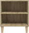 vidaXL - Tv-meubel - 102x44,5x50 - cm - bewerkt - hout - sonoma - eikenkleurig