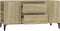 vidaXL - Tv-meubel - 102x44,5x50 - cm - bewerkt - hout - sonoma - eikenkleurig