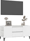 vidaXL - Tv-meubel - 102x44,5x50 - cm - bewerkt - hout - wit