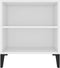 vidaXL - Tv-meubel - 102x44,5x50 - cm - bewerkt - hout - wit