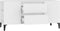 vidaXL - Tv-meubel - 102x44,5x50 - cm - bewerkt - hout - wit