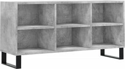 vidaXL - Tv-meubel - 103,5x30x50 - cm - bewerkt - hout - betongrijs
