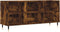 vidaXL - Tv-meubel - 103,5x30x50 - cm - bewerkt - hout - gerookt - eikenkleurig