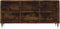 vidaXL - Tv-meubel - 103,5x30x50 - cm - bewerkt - hout - gerookt - eikenkleurig