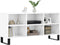 vidaXL - Tv-meubel - 103,5x30x50 - cm - bewerkt - hout - hoogglans - wit