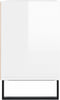 vidaXL - Tv-meubel - 103,5x30x50 - cm - bewerkt - hout - hoogglans - wit