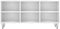 vidaXL - Tv-meubel - 103,5x30x50 - cm - bewerkt - hout - hoogglans - wit