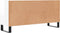 vidaXL - Tv-meubel - 103,5x30x50 - cm - bewerkt - hout - hoogglans - wit