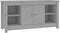 vidaXL - Tv-meubel - 103x36,5x52 - cm - massief - grenenhout - grijs