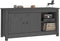 vidaXL - Tv-meubel - 103x36,5x52 - cm - massief - grenenhout - grijs