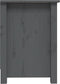vidaXL - Tv-meubel - 103x36,5x52 - cm - massief - grenenhout - grijs