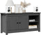vidaXL - Tv-meubel - 103x36,5x52 - cm - massief - grenenhout - grijs