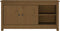 vidaXL - Tv-meubel - 103x36,5x52 - cm - massief - grenenhout - honingbruin