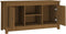 vidaXL - Tv-meubel - 103x36,5x52 - cm - massief - grenenhout - honingbruin