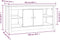 vidaXL - Tv-meubel - 103x36,5x52 - cm - massief - grenenhout