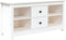 vidaXL - Tv-meubel - 103x36,5x52 - cm - massief - grenenhout - wit
