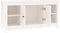 vidaXL - Tv-meubel - 103x36,5x52 - cm - massief - grenenhout - wit