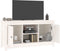 vidaXL - Tv-meubel - 103x36,5x52 - cm - massief - grenenhout - wit