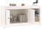 vidaXL - Tv-meubel - 103x36,5x52 - cm - massief - grenenhout - wit