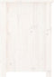 vidaXL - Tv-meubel - 103x36,5x52 - cm - massief - grenenhout - wit