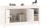 vidaXL - Tv-meubel - 103x36,5x52 - cm - massief - grenenhout - wit