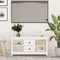 vidaXL - Tv-meubel - 103x36,5x52 - cm - massief - grenenhout - wit