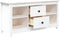 vidaXL - Tv-meubel - 103x36,5x52 - cm - massief - grenenhout - wit