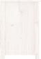 vidaXL - Tv-meubel - 103x36,5x52 - cm - massief - grenenhout - wit